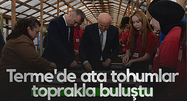 Terme'de 23 Çeşit Ata Tohumu Toprakla Buluştu