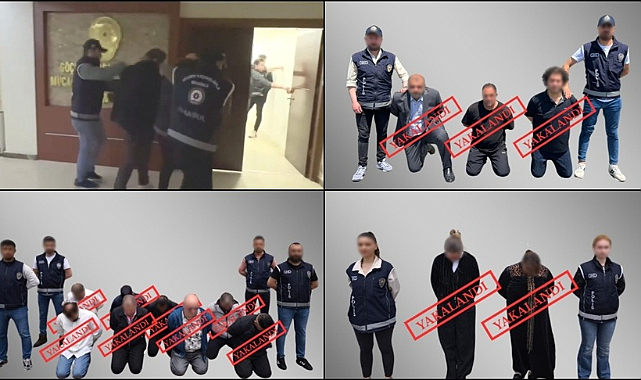 6 İlde Büyük Operasyon: 23 Interpol Firarisi Yakalandı