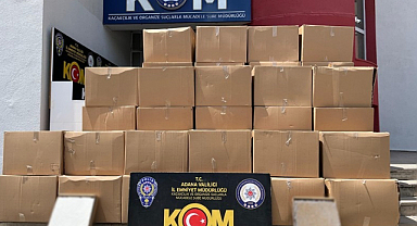 Adana'da 39 Milyonluk Kaçak Sigara Operasyonu