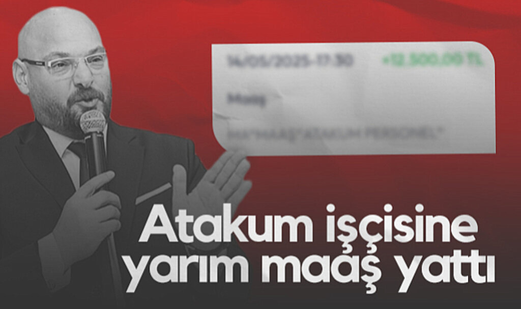 Atakum İşçisine Yarım Maaş Yattı