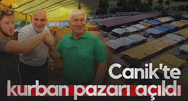 Canik'te Kurban Pazarı Açıldı