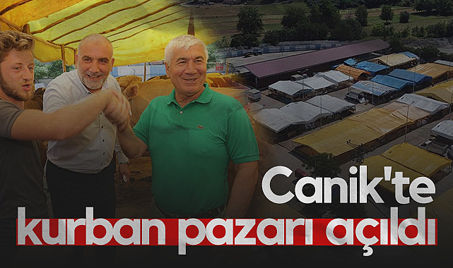 Canik'te Kurban Pazarı Açıldı