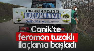 Canik’te Zararlı Böceğe Karşı Yoğun Mücadele