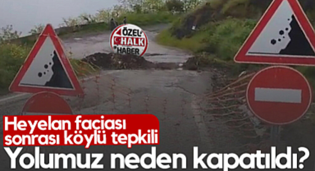 Canik'teki Heyelan Faciası Sonrası Köylü Tepkili: Yolumuz Neden Kapatıldı?