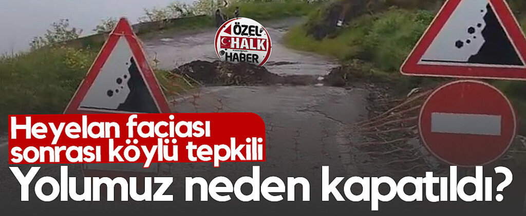 Canik'teki Heyelan Faciası Sonrası Köylü Tepkili: Yolumuz Neden Kapatıldı?