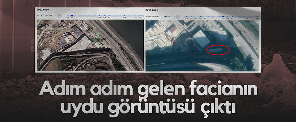 Canik'teki Heyelan Öncesi Kaçak Yapı Uydu Görüntülerine Yansıdı