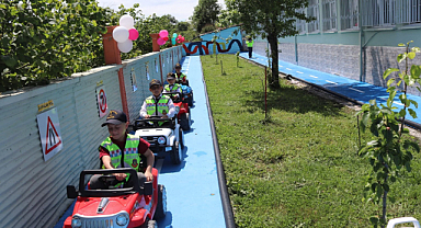 Çarşamba'da Çocuklar İçin Trafik Eğitim Parkuru
