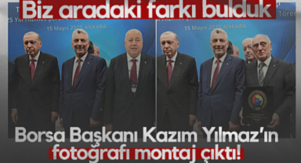 Çarşamba Ticaret Borsası Başkanı Kazım Yılmaz’ın Cumhurbaşkanı Erdoğan ile Fotoğrafı Montaj Çıktı!