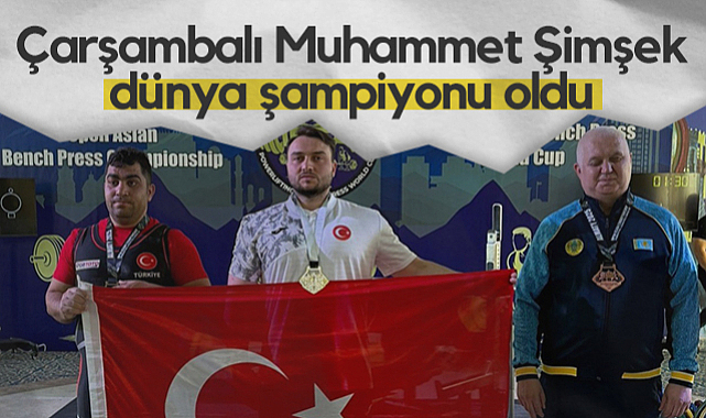 Çarşambalı Muhammet Şimşek Dünya Şampiyonu Oldu