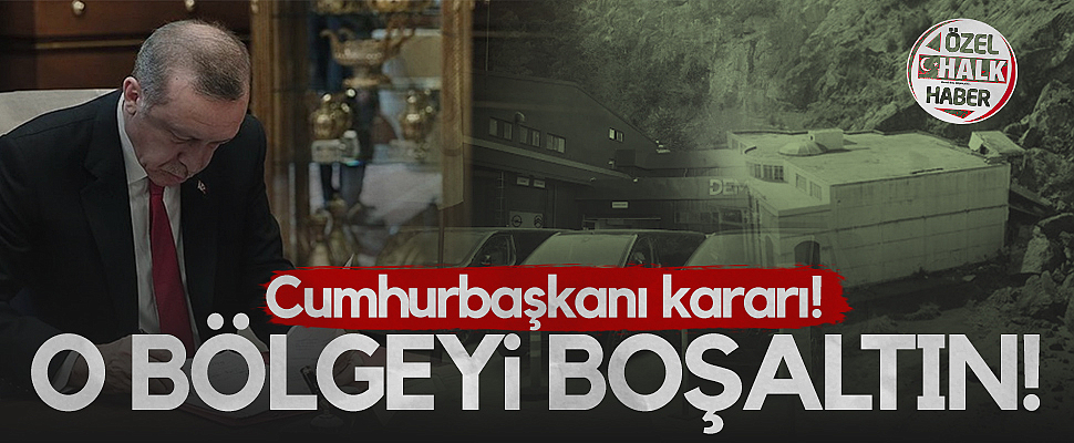 Cumhurbaşkanı Kararı! Samsun'daki O Bölge Boşaltılacak...