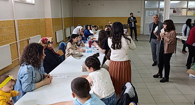 Havza’da Veliler ve Öğrenciler Çini Sanatında Buluştu
