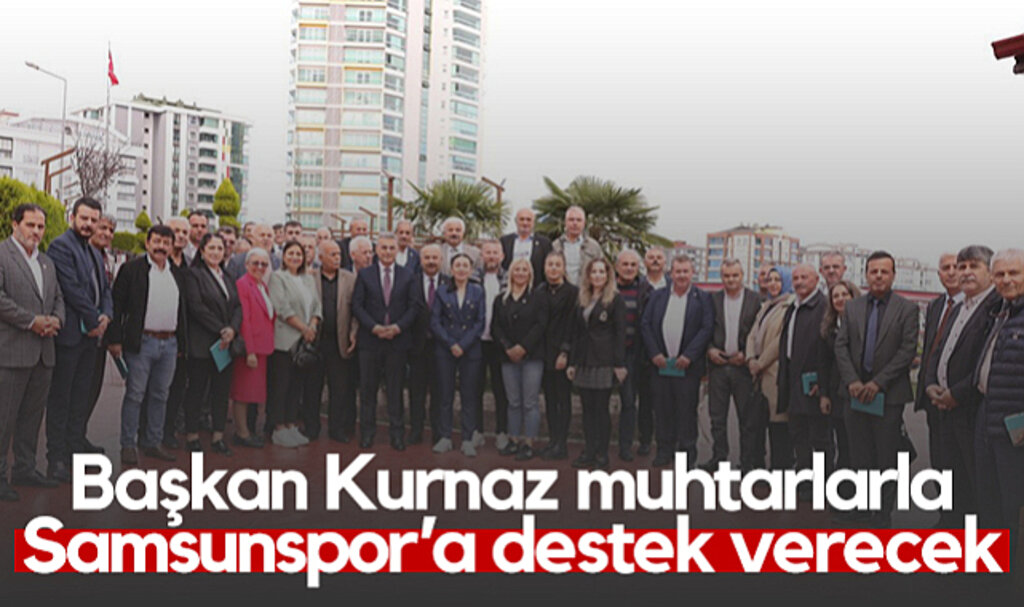 İlkadım Belediye Başkanı İhsan Kurnaz Muhtarlarla Samsunspor’a Destek Verecek