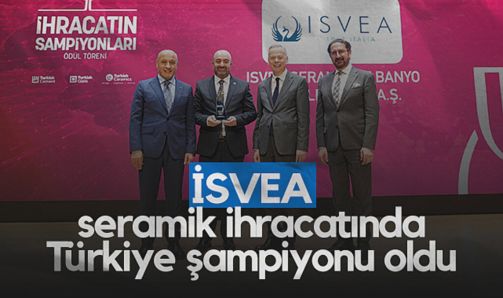 İSVEA, Seramik İhracatında Türkiye Şampiyonu Oldu
