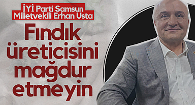 İYİ Parti Samsun Milletvekili Erhan Usta: Fındık Üreticisini Mağdur Etmeyin