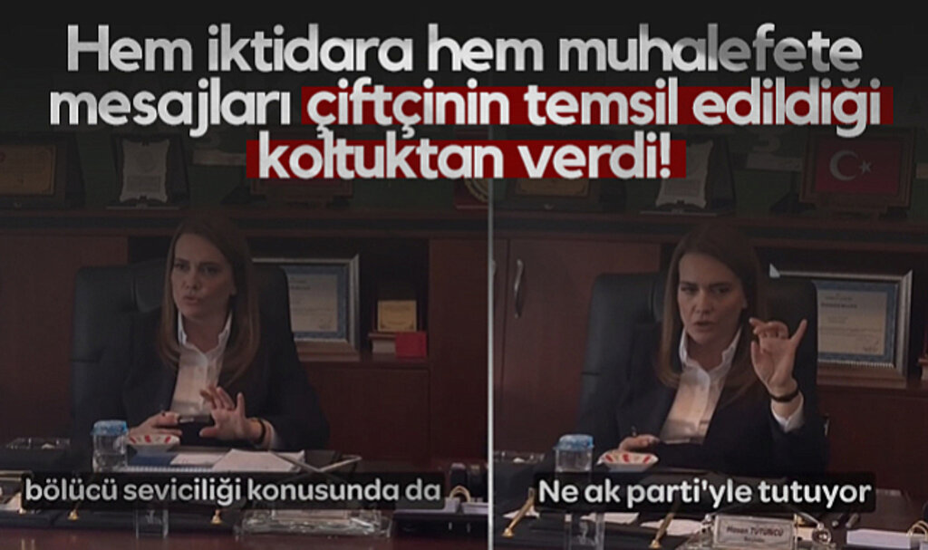 İYİ Partili İmren Nilay Tüfekci Hem İktidara Hem Muhalefete Mesajları Çiftçinin Temsil Edildiği Koltuktan Verdi!