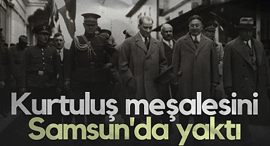 Kurtuluş Meşalesini Samsun'da Yaktı