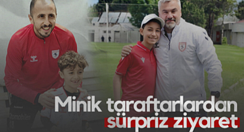 Minik Taraftarlardan Samsunspor’a Sürpriz Ziyaret
