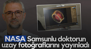NASA, Samsunlu Doktorun Uzay Fotoğraflarını Yayınladı