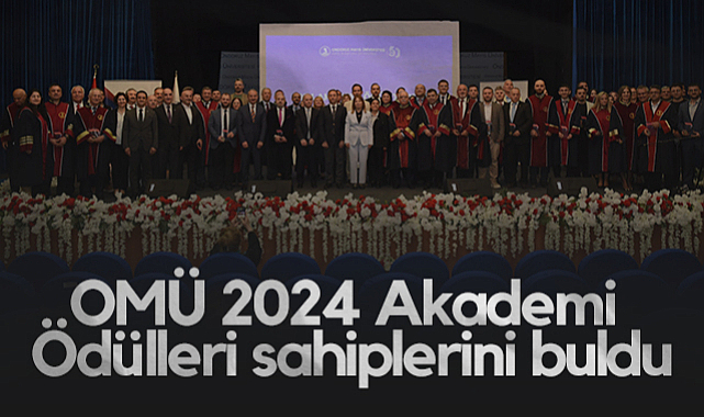 OMÜ 2024 Akademi Ödülleri Sahiplerini Buldu