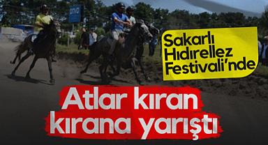 Sakarlı Hıdırellez Festivali’nde Rahvan At Yarışları Nefes Kesti