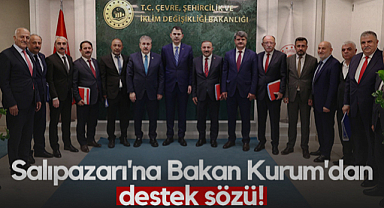 Salıpazarı'na Bakan Kurum'dan Destek Sözü!