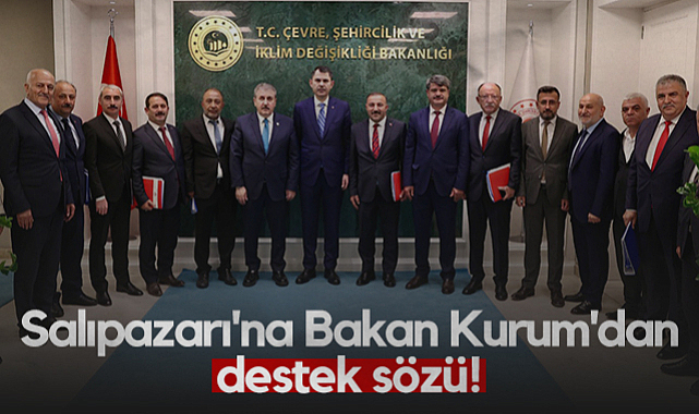 Salıpazarı'na Bakan Kurum'dan Destek Sözü!