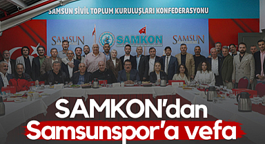 SAMKON'dan Samsunspor'a Vefa