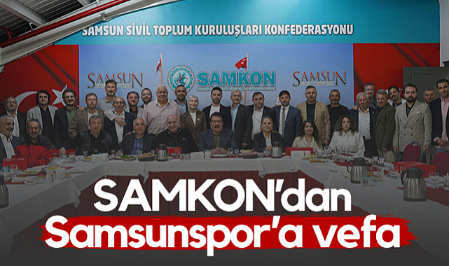 SAMKON'dan Samsunspor'a Vefa
