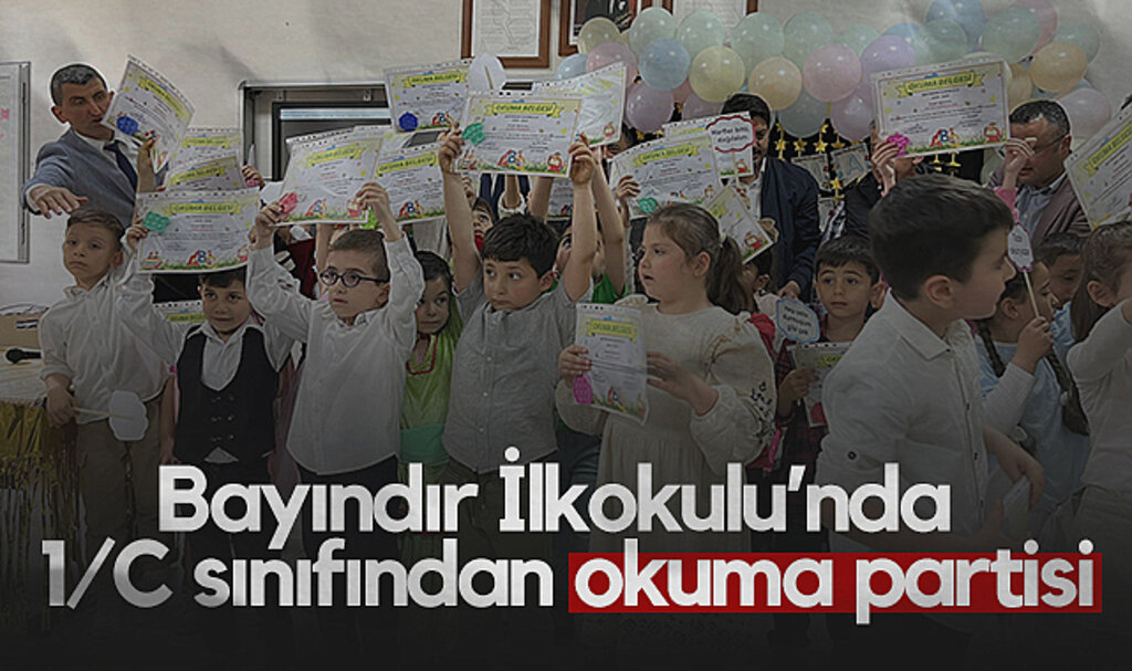 Samsun Bayındır İlkokulu’nda 1/C Sınıfından Okuma Partisi