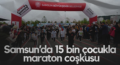Samsun’da 15 Bin Çocukla Maraton Coşkusu