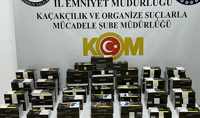 Samsun'da 18 Bin Kaçak Makaron Yakalandı