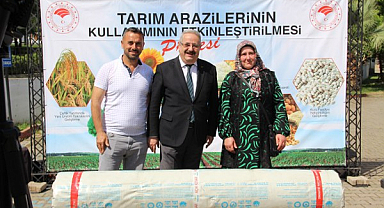 Samsun’da 50 Üreticiye Sera Örtüsü Desteği