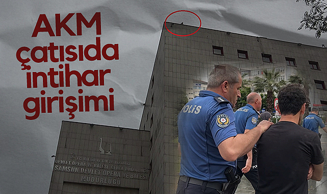 Samsun'da AKM Çatısında İntihar Girişimi: 1 Saatte İkna Edildi