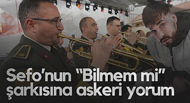 Samsun'da Sefo’nun Bilmem mi Şarkısına Askeri Yorum