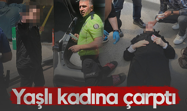 Samsun'da Dönüş Yapan Sürücü Yaşlı Kadına Çarptı