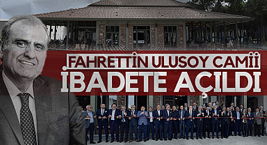 Samsun'da Fahrettin Ulusoy Camii İbadete Açıldı