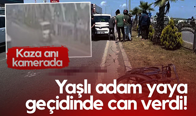 Samsun'da Feci Kaza! Yaşlı Adam Yaya Geçidinde Can Verdi! Kazan Anı Kamerada...