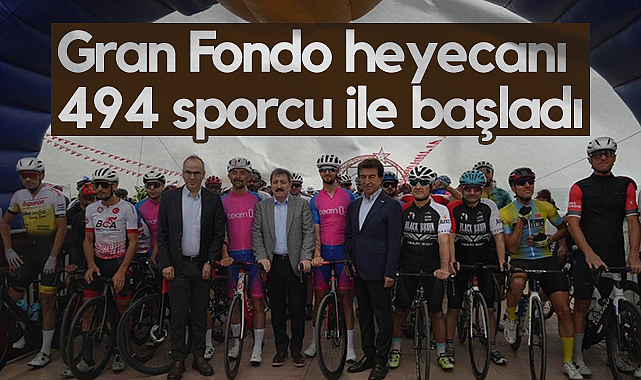 Samsun'da Gran Fondo Heyecanı 494 Sporcu ile Başladı