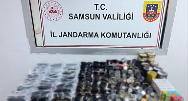 Samsun'da Gümrük Kaçağı Ürünler Satan Şüpheli Yakalandı