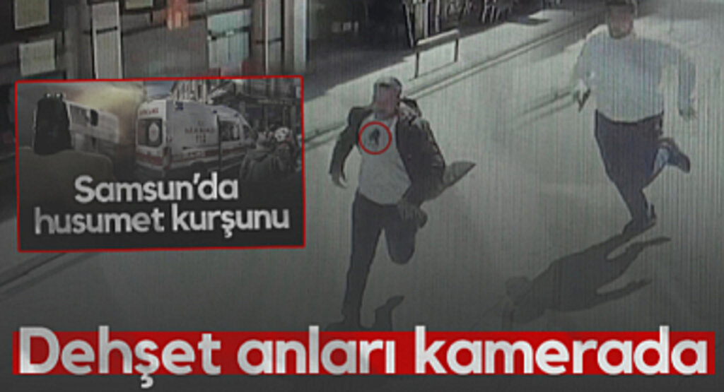 Samsun'da Kanlı Husumetin Görüntüleri Ortaya Çıktı! Genç Kitapçıya Sığındı Ama…