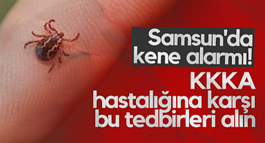 Samsun'da Kene Alarmı! KKKA Hastalığına Karşı Bu Tedbirleri Alın...