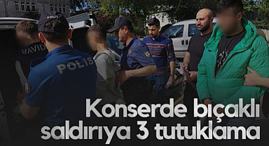 Samsun'da Konserde Bıçaklama Olayına 3 Tutuklama