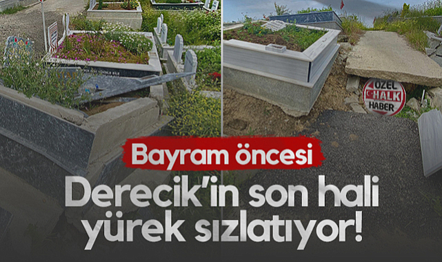 Samsun'da Kurban Bayramı Öncesi Derecik Mezarlığı'nın Son Hali Yürek Sızlatıyor!