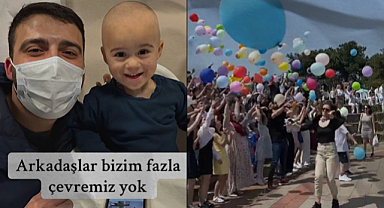 Samsun'da Minik Ali Asaf İçin Balonlar Uçtu