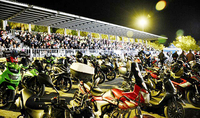 Samsun'da Motosiklet Tutkunları Güvenlik İçin Buluştu
