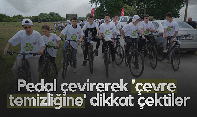Samsun'da Pedallar Temiz Çevre İçin Döndü