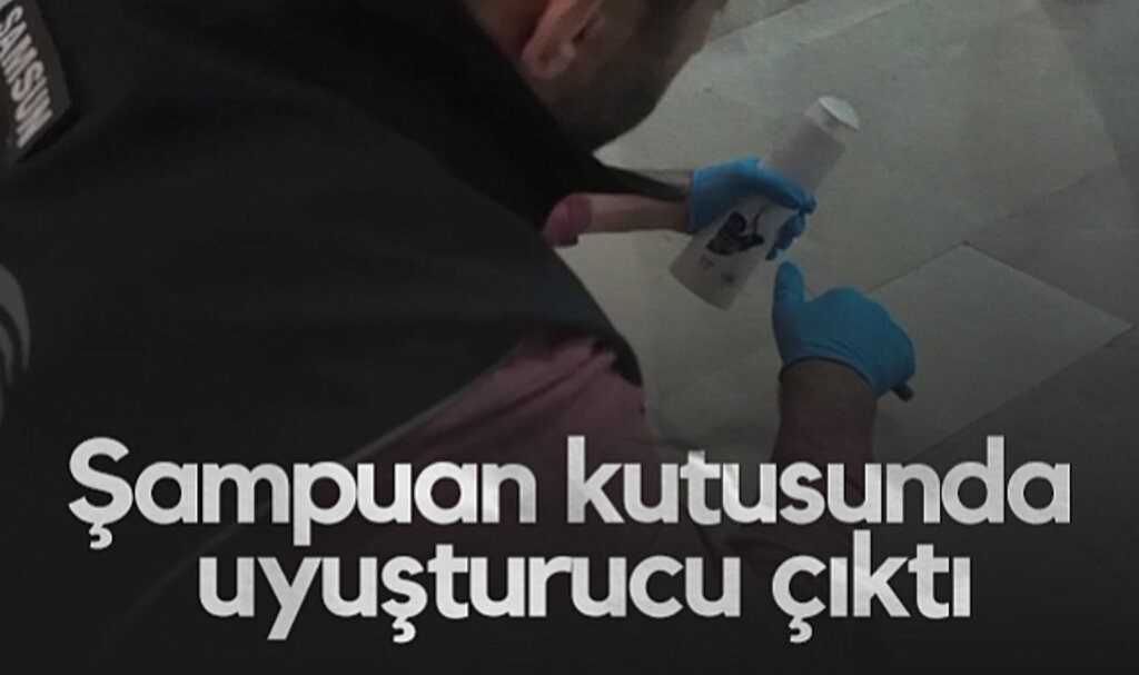 Samsun'da Şampuan Kutusunda Uyuşturucu Ele Geçirildi