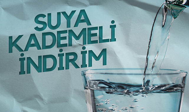 Samsun'da Suya Kademeli İndirim
