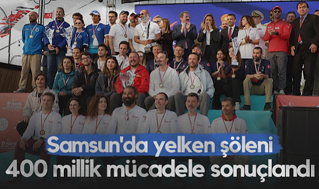 Samsun'da Yelken Şöleni: 400 Millik Mücadele Sonuçlandı