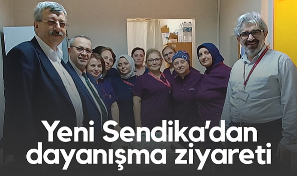 Samsun'da Yeni Sendika’dan Hemşirelere Dayanışma Ziyareti